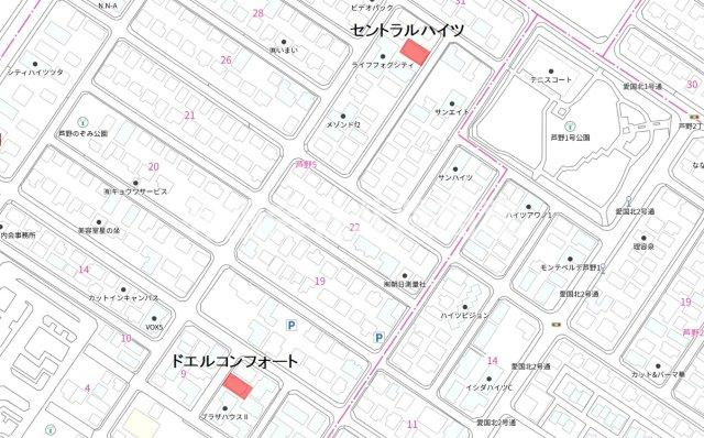 『2棟一括販売』★人気の芦野地区★の地図