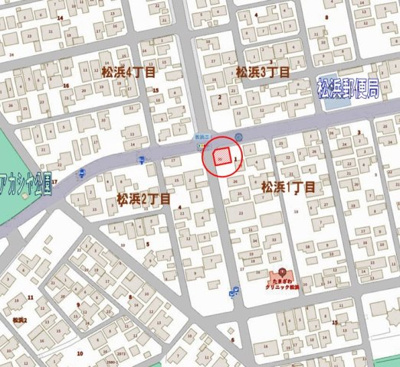 【地図】 | 松浜1丁目　貸地