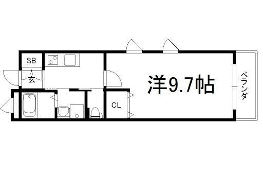 シェルグラン京田辺の間取り|代表的な間取りです