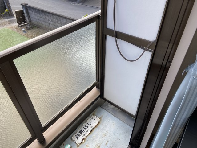 エクセル田辺のバルコニー