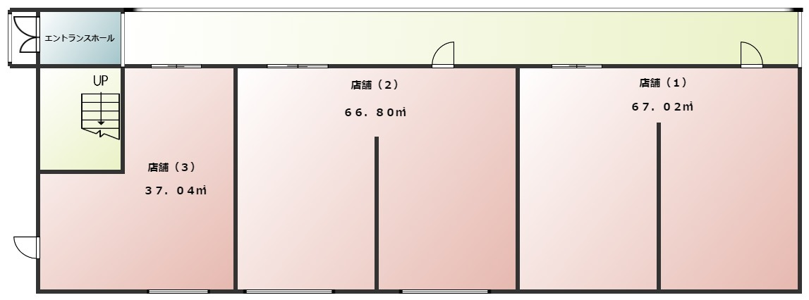 手賀野店舗・事務所　の間取り