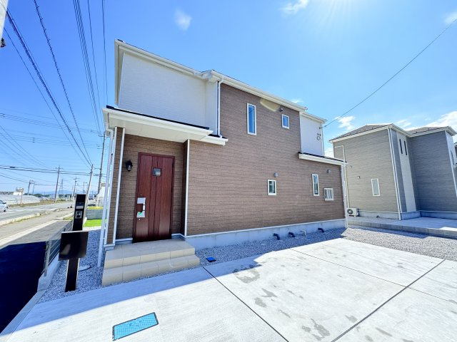 新築　佐波郡玉村町上之手3期　Heartful　Town　J号棟の外観|現地写真　佐波郡玉村町上之手3期　Heartful　Town