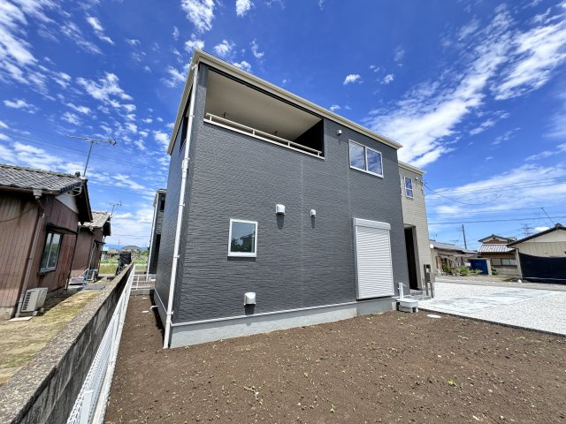 新築　伊勢崎市境米岡　Livele Garden.S　2号棟の外観|現地写真　伊勢崎市境米岡　Livele Garden.S