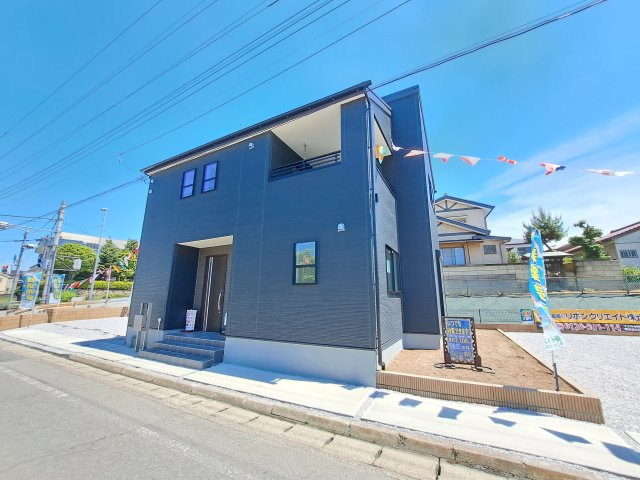 新築　太田市第4宝町　Livele Garden.S　1号棟の外観|現地写真　完成しました！ご内覧等、お気軽にお問合せください♪　