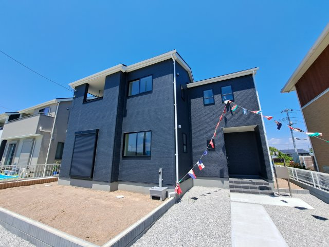 新築　太田市第2阿久津町　Livele Garden.S　1号棟の外観|現地写真　完成しました！ご内覧等、お気軽にお問合せください♪　