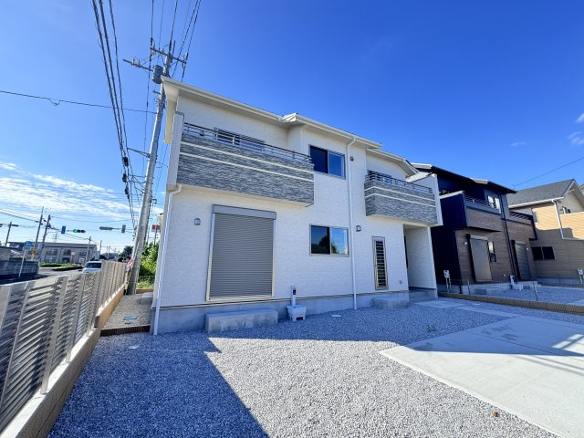 新築　桐生市相生町5丁目　Blooming　Garden　1号棟の外観|現地写真　完成しました！ご内覧等、お気軽にお問合せください♪　