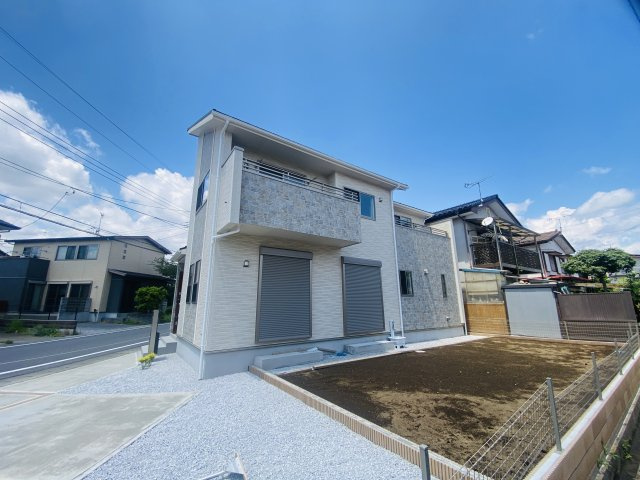 新築　桐生市相生町5丁目　Blooming　Garden　1号棟の外観|現地写真　完成しました！ご内覧等、お気軽にお問合せください♪　