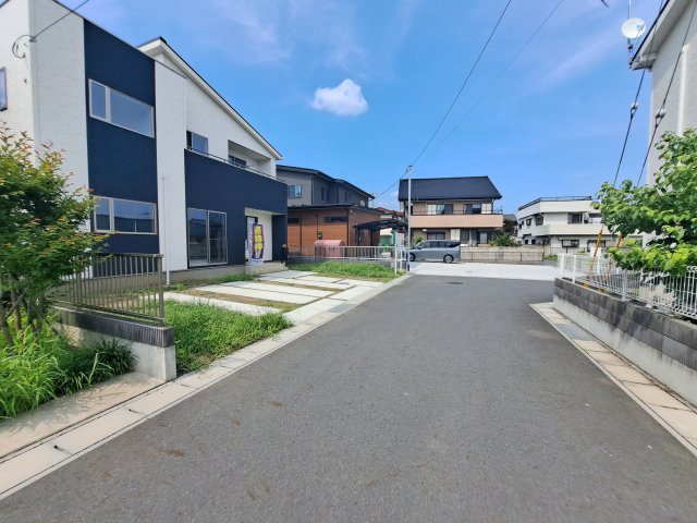 新築　桐生市相生町二丁目の前面道路含む現地写真|現地写真　南東側接道幅員約5.0ｍ