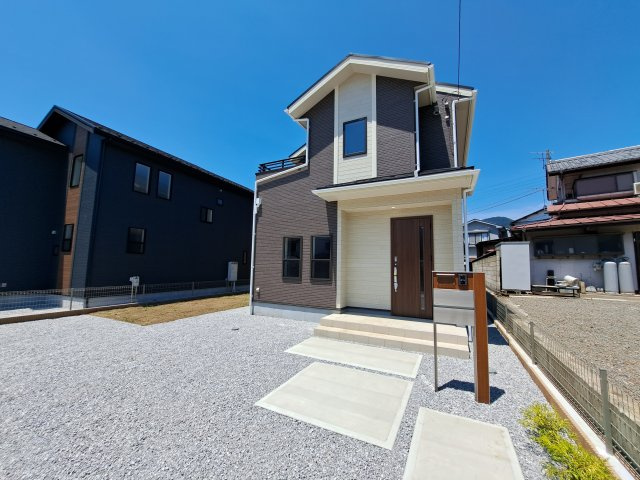 新築　桐生市仲町1丁目　Blooming　Garden　1号棟の外観|現地写真　完成しました！ご内覧等、お気軽にお問合せください♪　