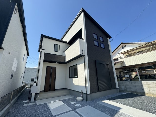 新築　太田市浜町2期　GRAFARE　1号棟の外観|現地写真　完成しました！ご内覧できます！お気軽にご連絡ください♪