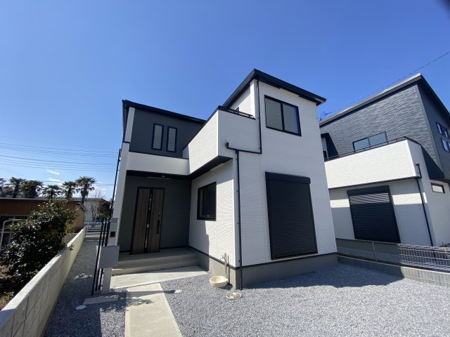 新築　太田市浜町2期　GRAFARE　3号棟の外観|現地写真　完成しました！ご内覧できます！お気軽にご連絡ください♪