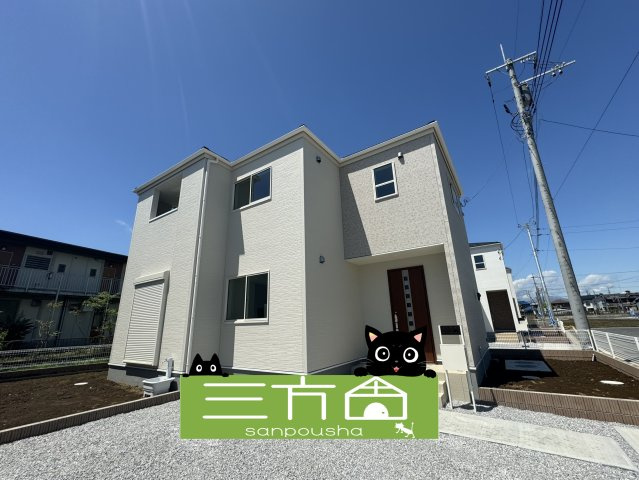 新築　太田市第5台之郷町　Livele Garden.S　5号棟の外観|現地写真　どうどう完成！ご内覧等、お気軽にお問合せください♪　							
