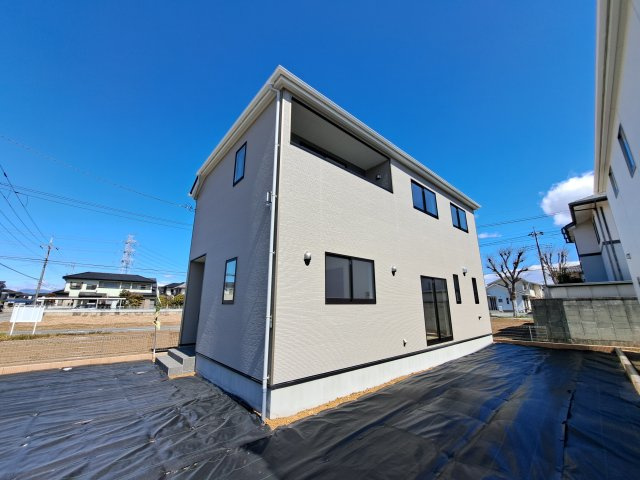 新築　太田市世良田町3期　1号棟の外観|現地写真　完成しました！ご内覧等、お気軽にお問合せください♪　