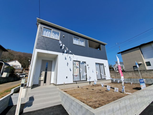 新築　太田市金山町第2　クレイドルガーデン　1号棟の外観|現地写真　完成しました！ご内覧等、お気軽にお問合せください♪