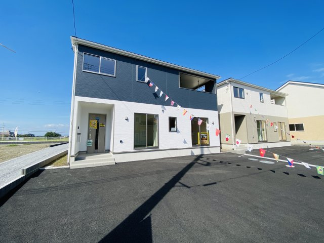 新築　太田市大島町第2　クレイドルガーデン　1号棟の外観|現地写真　ご内覧等、お気軽にお問合せください♪
