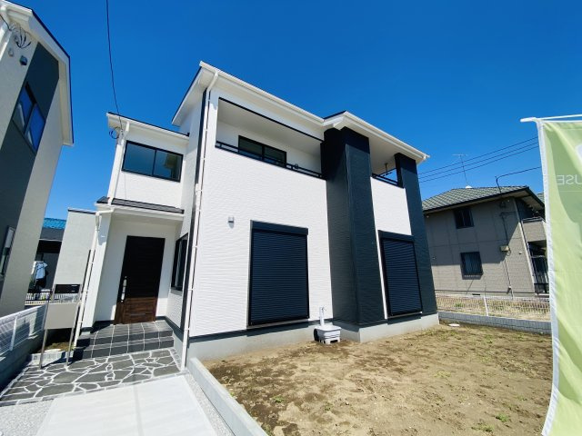 新築　太田市内ケ島町第8　Livele Garden.S　2号棟の外観|現地写真　2024年8月完成！ご内覧等、お気軽にお問合せください♪　							
