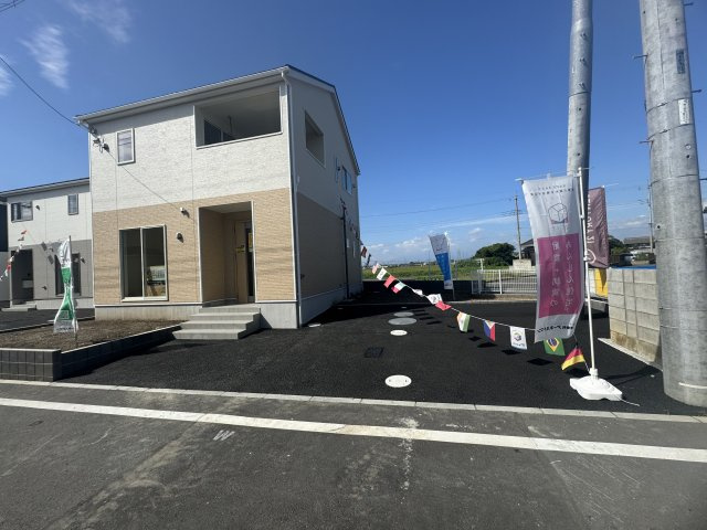 新築　太田市大島町第2　クレイドルガーデン　3号棟の駐車場|現地写真　駐車スペースは並列2台分可能です！
