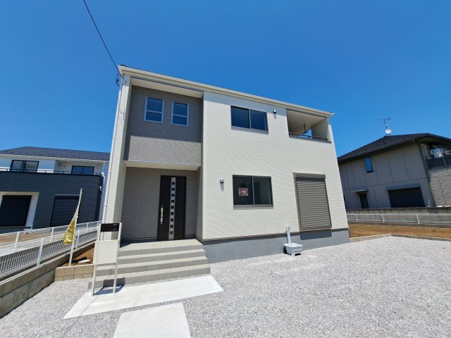 新築　太田市岩瀬川第7　Livele Garden.S　3号棟の外観|現地写真　完成しました！ご内覧等、お気軽にお問合せください♪　							
