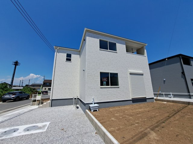 新築　太田市岩瀬川第7　Livele Garden.S　6号棟の外観|現地写真　完成しました！ご内覧等、お気軽にお問合せください♪　							
