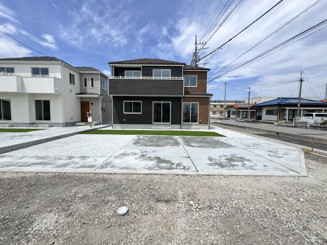 新築　佐波郡玉村町上之手3期　Heartful　Town　D号棟の外観|現地写真　佐波郡玉村町上之手3期　Heartful　Town