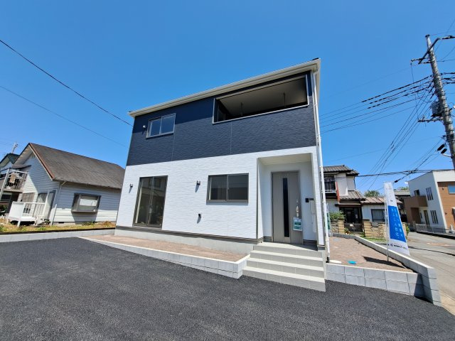 新築　佐波郡玉村町板井第4　クレイドルガーデン　1号棟の外観|現地写真　完成しました！ご内覧等、お気軽にお問合せください♪
