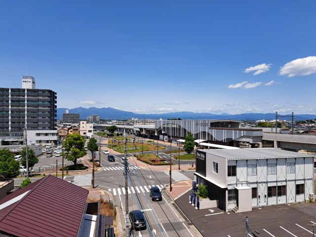 プライムスクエアー伊勢崎の展望|バルコニーからの展望です。