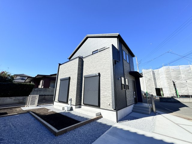 新築　伊勢崎市上植木本町　Bloomin　Garden　1号棟の外観|現地写真　完成しました！ご内覧等、お気軽にお問合せください♪　
