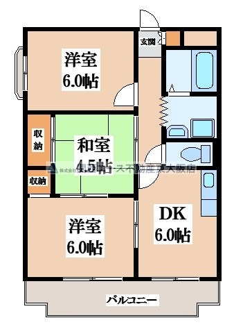 【間取り】 | カルム東大阪