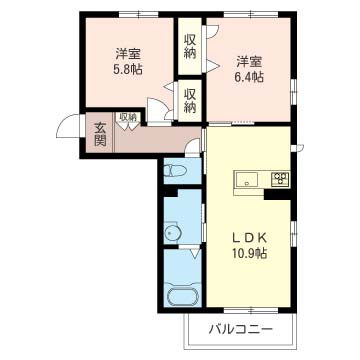 【間取り】 | グリーンフィールドⅢ