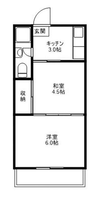 アオイ荘アパート　　 刈谷市近郊の賃貸はクラスホーム刈谷店の間取り