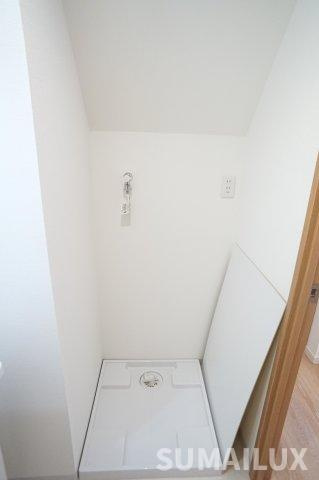 熊本市東区東野３丁目のアパートの洗面所