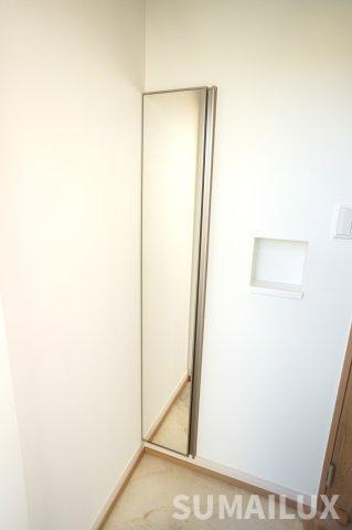 熊本市東区東野３丁目のアパートの玄関
