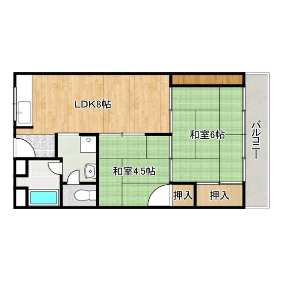 【間取り】 | 福永マンション