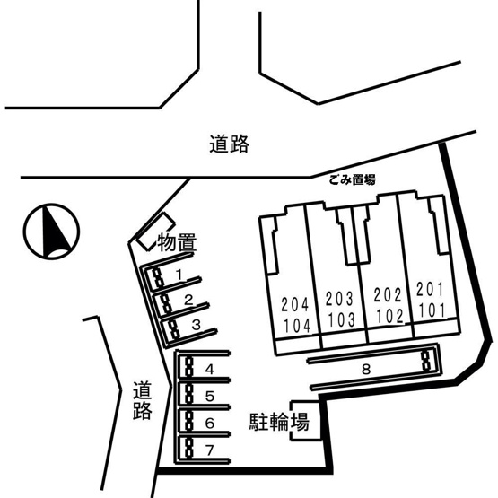【区画図】 | サンライズ　倉吉