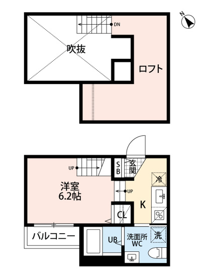 【間取り】 | Ark Door 吉塚 | 現況優先。