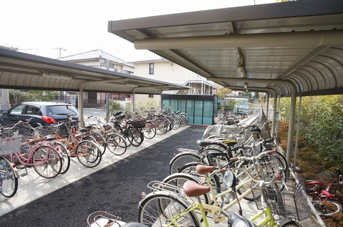グランシャリオⅡのその他共用部分|共用部には駐輪場を設置♪