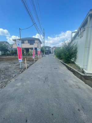 【前面道路含む現地写真】 | 武蔵村山市学園3丁目/売地