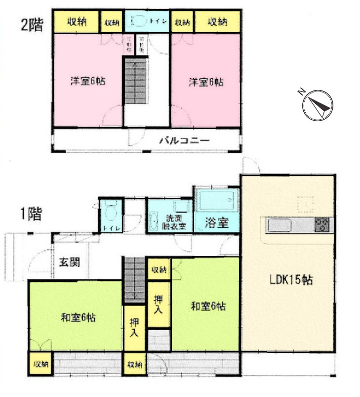【中古戸建】渋川市行幸田の間取り|■間取り図｜敷地面積：263.98（約79.85坪）　建物面積：113.12（約34.21坪）