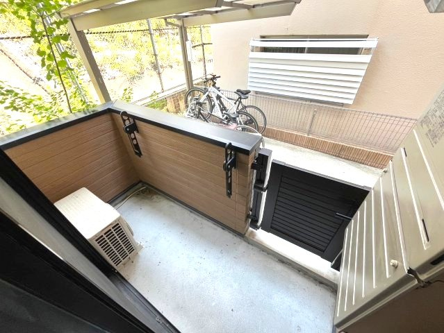 ALEGRIA寝屋川平池町のバルコニー