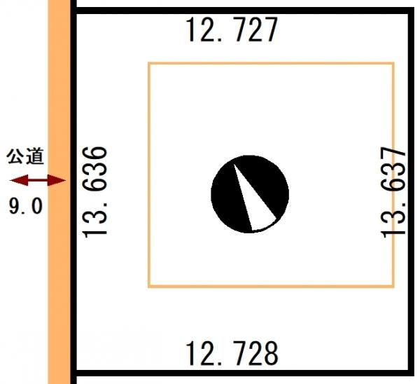 【土地図】 | 厚岸町港町4丁目58売地