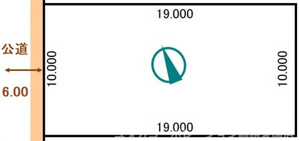 【土地図】 | 昭和北3丁目190-1756売地