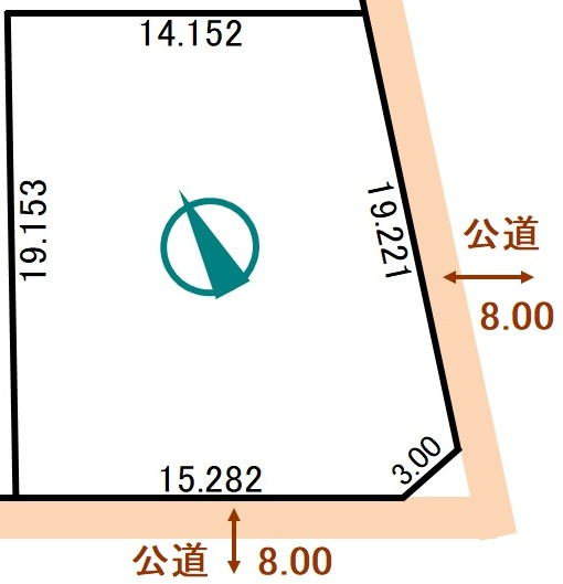 【土地図】 | 【商談中】柏東5丁目58売地