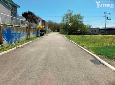 【前面道路含む現地写真】 | 柏東5丁目58売地 | 前面道路含む現地写真です