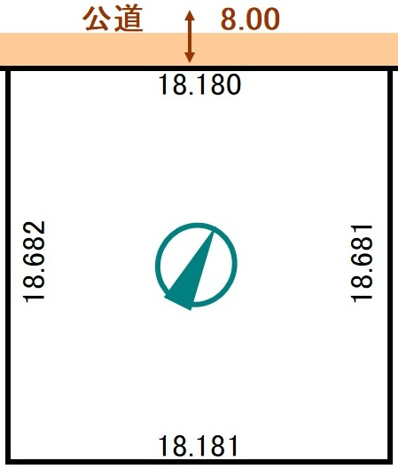 【土地図】 | 白糠郡白糠町西庶路西二条北1丁目4-10売地