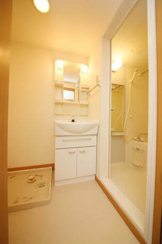 サンリッツ高宮Cの独立洗面台