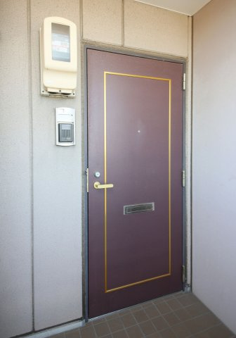 サンリッツ高宮Cの玄関