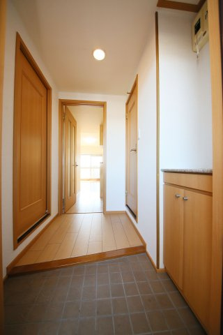 サンリッツ高宮Cの玄関