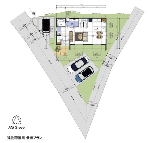 津市栗真町屋町 売土地の完成予想図