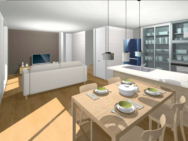 津市栗真町屋町 売土地のその他|内観パース