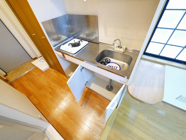 オーキッドあやめ池のキッチン|キッチンです
